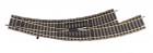 6174 Fleischmann Left hand curved point for manual operation.